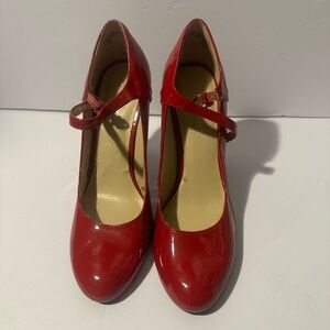 Elegant Red Vintage Nine West Women's Shoes